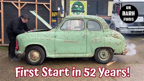 First Start In 52 Years Barn Find Austin A30 Classic Car Auction Buy