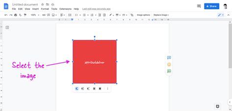 How To Center An Image In Google Docs