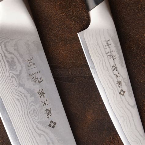 Kitchen knife set Tojiro DP Damascus Flash Gift Set C FF-GIFTSET-C for ...