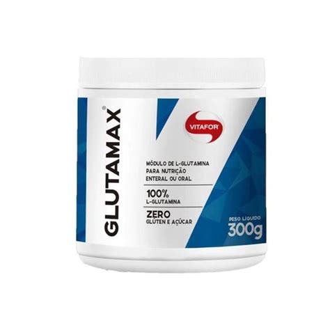 Suplemento Em Pó Vitafor Glutamax Glutamina Em Pote De 300g Glutamina