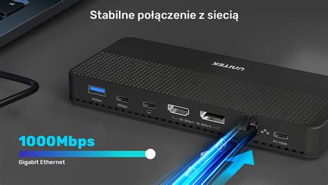 Unitek Stacja dokująca 12w1 HDMI 8K USB 4 100 W Konsorcjum FEN