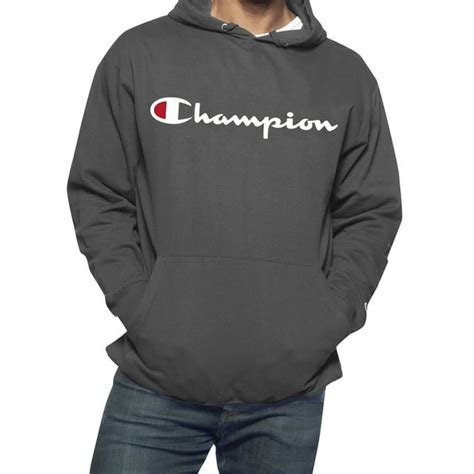 Champion Mens Big And Tall Powerblend Graphic Fleece Pullover Hoodie