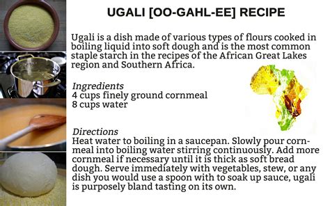 What is the difference between ugali and fufu