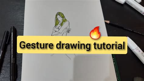 Female Gesture Drawing 😍tutorial For Beginner Improve Your Drawing Youtube