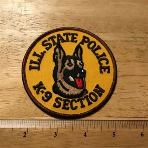 Old Illinois Il State Police K9 Unit Patch Antique Price Guide