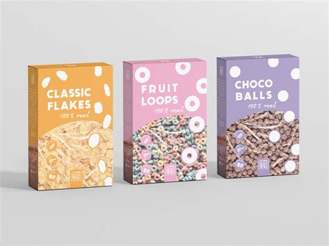 Cereals Branding And Packaging Design Behance Behance