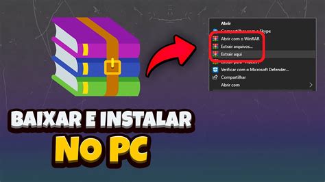 Baixar Instalar e Usar o WinRAR 2023 Download em Português BR YouTube