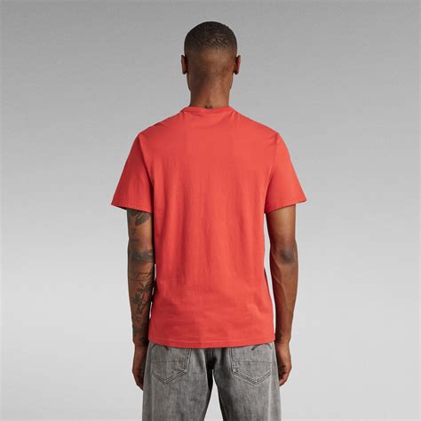 Raw T Shirt Red G Star Raw