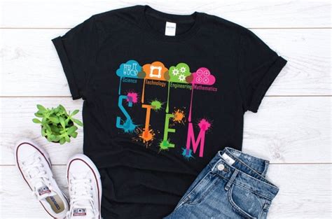 Stem T Shirt For Men Science Technology Engineering Math Etsy