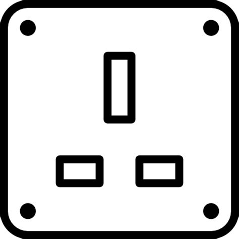 Socket Basic Miscellany Lineal Icon