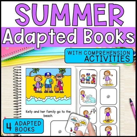 Reading Comprehension For Autism Worksheets Summer Review