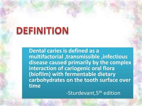 Microbiology Of Dental Caries Ppt