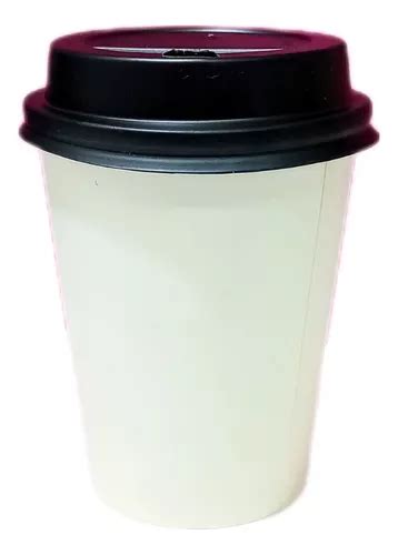 Vaso Cc Blanco Polipapel Oz Con Tapa X Un Cafe