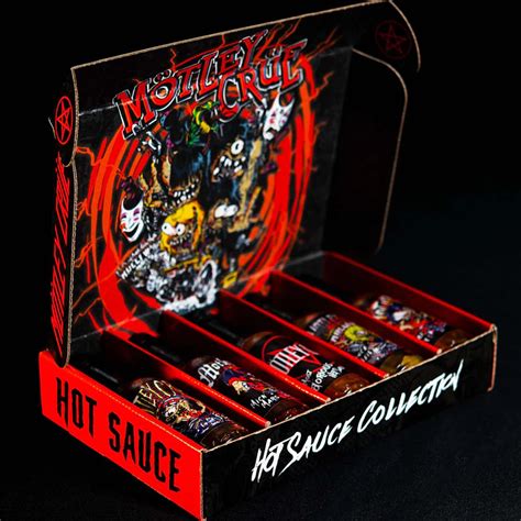 Motley Crue Hot Sauce Collectors T Set