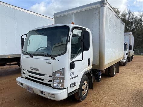 isuzu npr hd box truck jm wood auction company