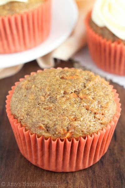 Classic Carrot Cake Cupcakes Amys Healthy Baking