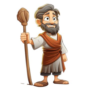 Cartoon Bible Character Elisha Cartoon Bible Character PNG