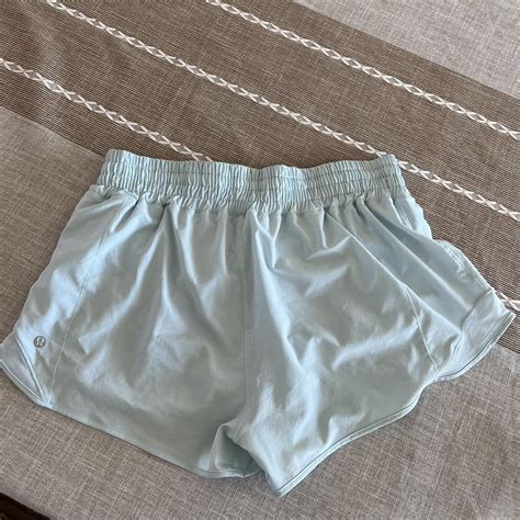 Lululemon Hotty Hot Light Blue 2 5in No Flaws Size Depop