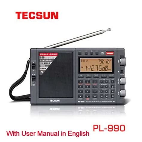 Tecsun pl 990 taşınabilir radyo alıcısı all band tek yan bant dijital