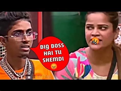 Mc Stan Fight With Archana Gautam Mc Stan Chal Shemdi Big Boss Hai