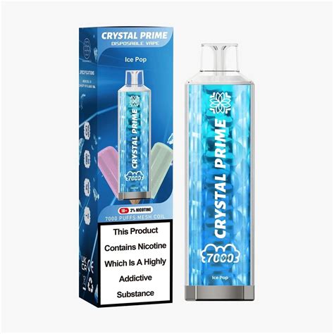 3d Crystal Prime 7000 Puff Disposable Vape 3 For £27