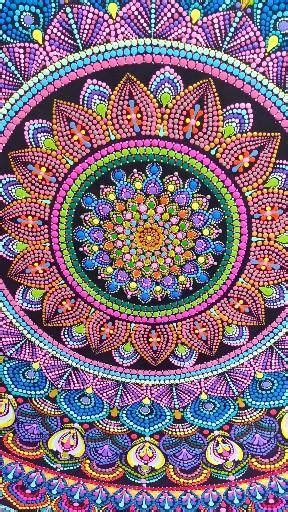 Big Mandala Dot Points Puntillismo Pontilhismo Color Full By Yolanda