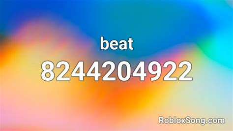 Beat Roblox Id Roblox Music Codes