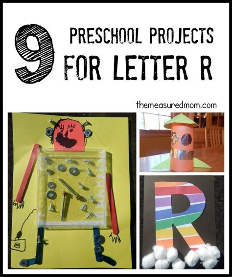 Letter R Crafts The Measured Mom Letter R Crafts Alphabet Activities Letter R Activities