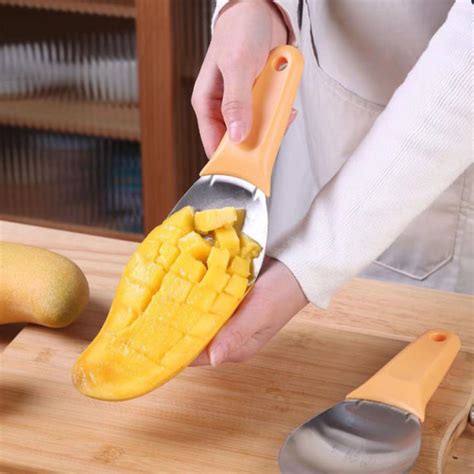 Mango Slicer Fruit Pulp Separator Multifunction Dual Head Mango Corer