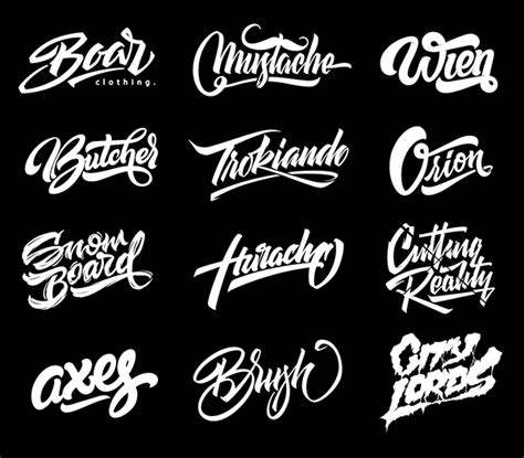 Lettering Collection Vol 1 On Behance