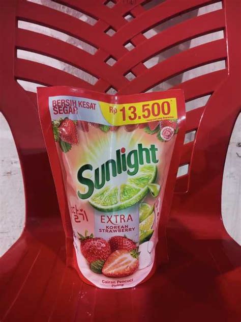 Sunlight Sabun Cuci Piring Korean Strawberry Ml Lazada Indonesia