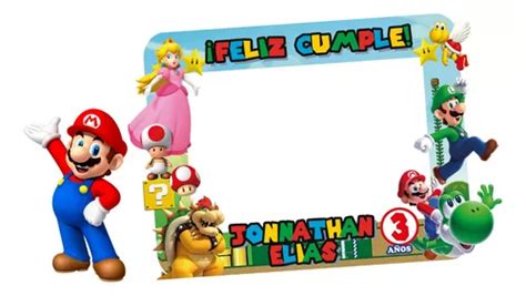 Marco Para Fotos Selfie Y Figura Mario Bross Envío gratis