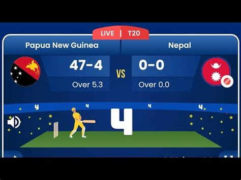 Papua New Guinea Vs Nepal Match Live VIDEOS Is Live YouTube