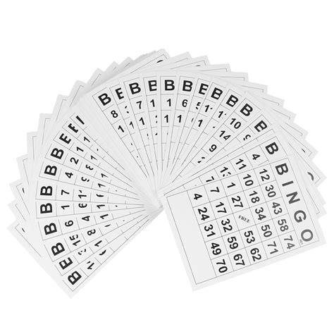 120pcs Funny Bingo Cards Household Party Game Interesting Bingo Paper