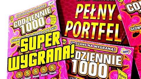 Zdrapki Lotto Super Mega Wygrana Wow Youtube