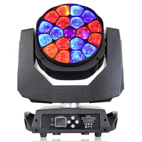 Lyre Beam Led Moving Head Big Bee Eyes High Bright 19X15W Rgbw Quad