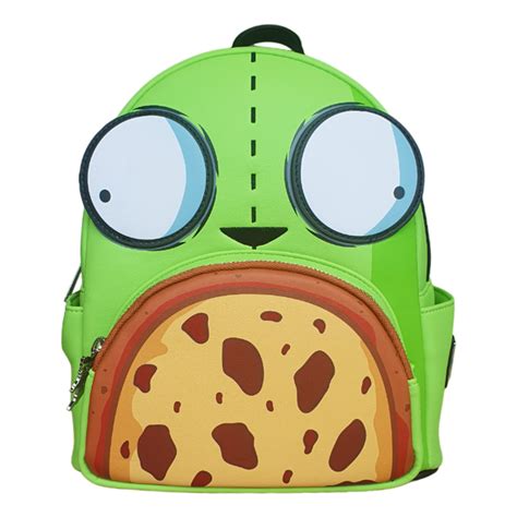 Invader Zim Gir Pizza 10 Faux Leather Mini Backpack By Loungefly