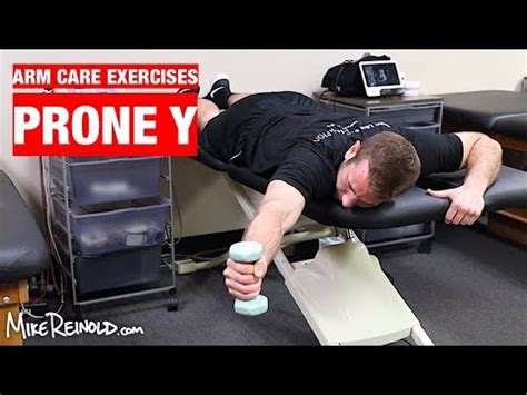 Prone Shoulder Y Exercise Arm Care Shoulder Program YouTube