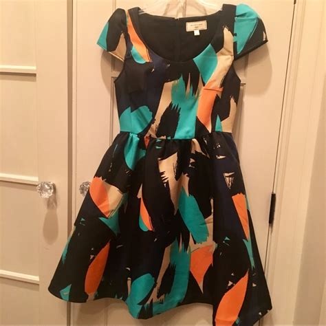 Moulinette Soeurs Watercolor Anthropologie Dress Gem