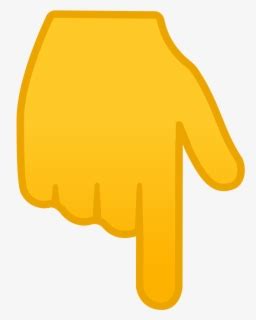 Finger Pointing Down Emoji , Free Transparent Clipart - ClipartKey