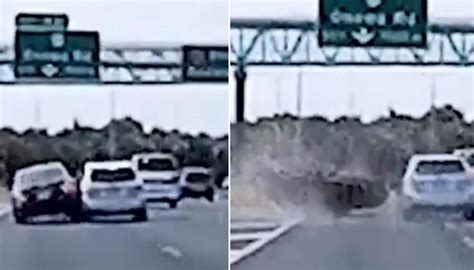 Watch Shocking Auckland Motorway Collision Caught On Camera Newshub