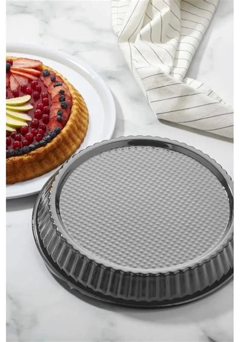 2li Turta Tart Kek Kalıbı Yuvarlak Yapışmaz 30 Cm Tart Tavası Tatlı