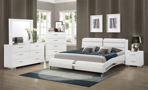 Felicity Modern White Bedroom Set - KFROOMS | Free Delivery