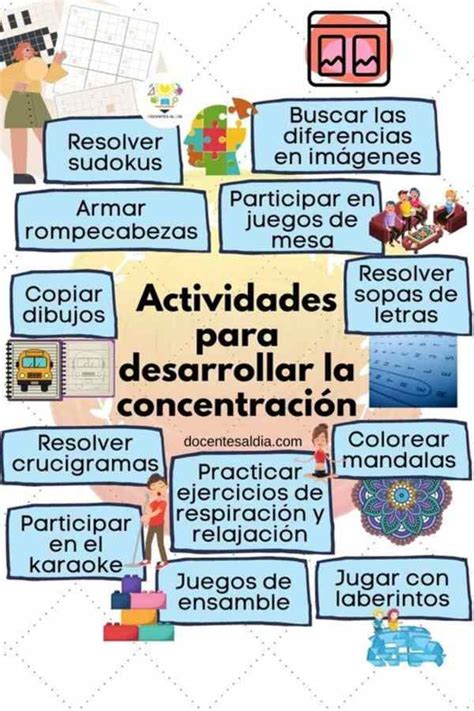 Actividades Para Desarrollar La Concentración Blog De Gesvin