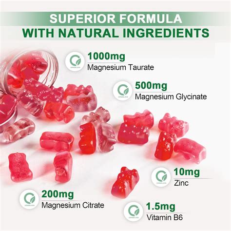 2 Pack Magnesium Taurate Gummies Magnesium Taurate Philippines Ubuy