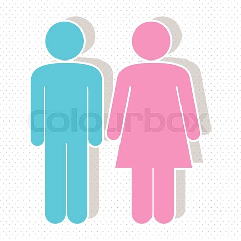 Illustration Of Lady And Gentleman Vector Illustration Stock Vector