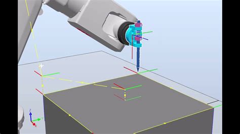 Collision Simulation Robotstudio With Pen Clamp Gripper Youtube