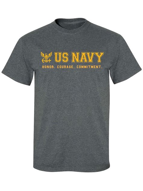 Us Navy Honor Courage Commitment Adult Short Sleeve T Shirt Walmart