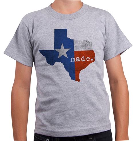 Texas Made Distressed Texas Flag T Shirt Etsy