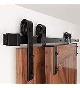 Amazon WINSOON 4FT 16FT Metal Sliding Bypass Barn Wood Door